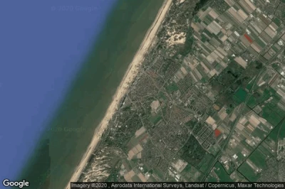 Vue aérienne de Noordwijk aan Zee