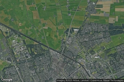 Vue aérienne de Noorderhoogebrug