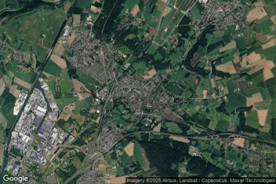 Vue aérienne de Meerssen