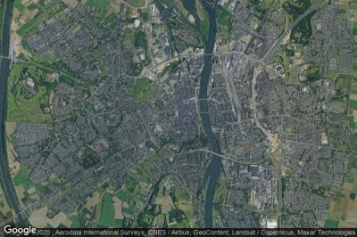 Vue aérienne de Maastricht