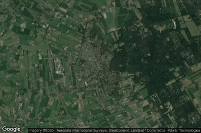 Vue aérienne de Lunteren