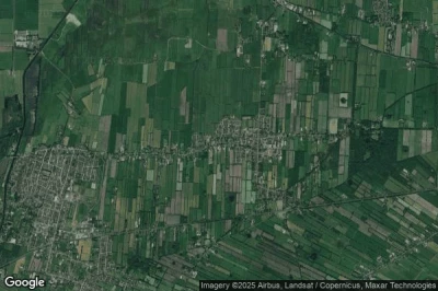 Vue aérienne de Kollumerzwaag