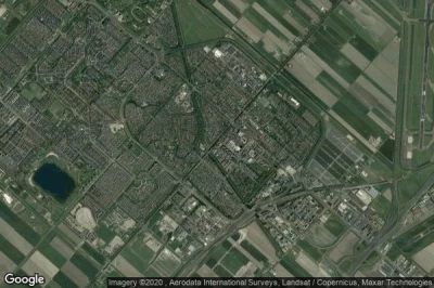Vue aérienne de Hoofddorp