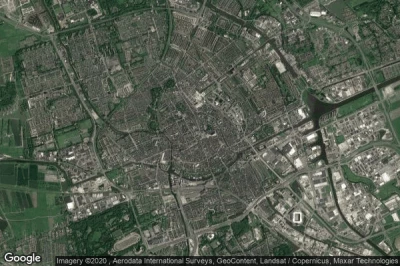 Vue aérienne de Groningen