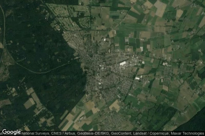 Vue aérienne de Groesbeek