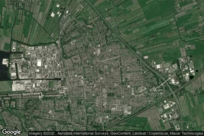Vue aérienne de Drachten