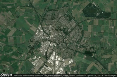 Vue aérienne de Coevorden