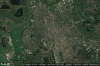 Vue aérienne de Bussum