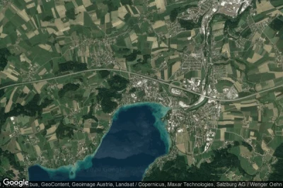 Vue aérienne de Seewalchen