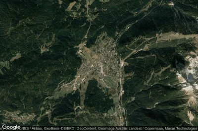 Vue aérienne de Seefeld in Tirol