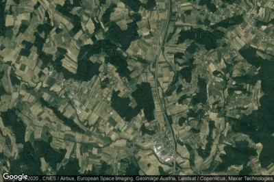 Vue aérienne de Sebersdorf