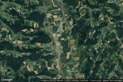 Vue aérienne de Sankt Margarethen an der Raab