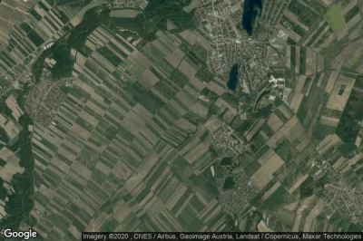 Vue aérienne de Neufeld an der Leitha