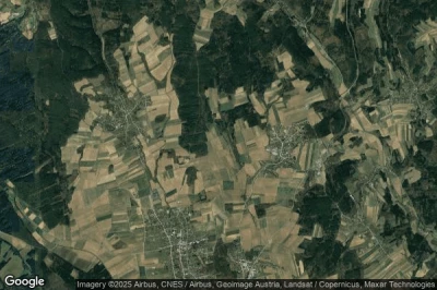 Vue aérienne de Mariasdorf