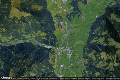 Vue aérienne de Maishofen