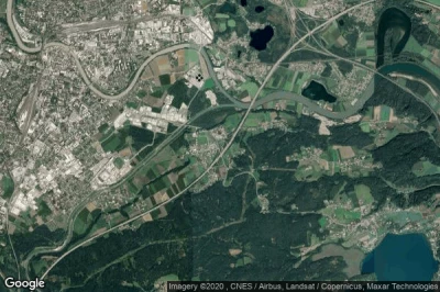 Vue aérienne de Kleinsattel