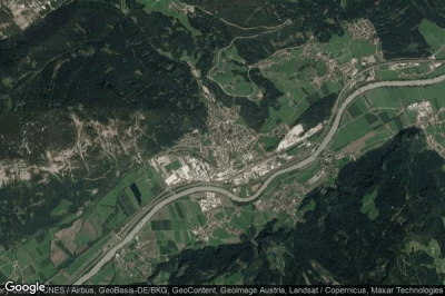 Vue aérienne de Jenbach