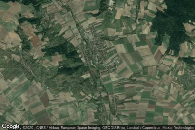 Vue aérienne de Grossweikersdorf