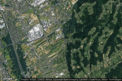 Vue aérienne de Grambach