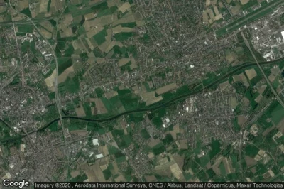 Vue aérienne de Wevelgem