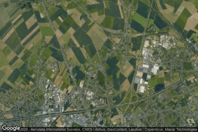 Vue aérienne de Voroux-lez-Liers
