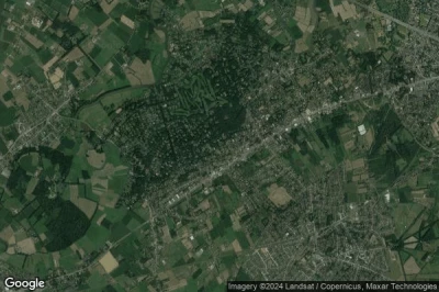 Vue aérienne de Sint-Martens-Latem