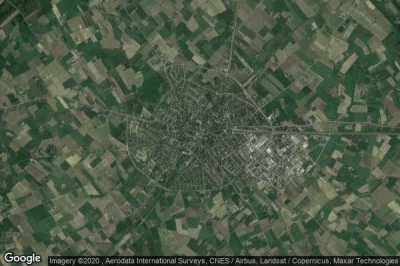 Vue aérienne de Poperinge