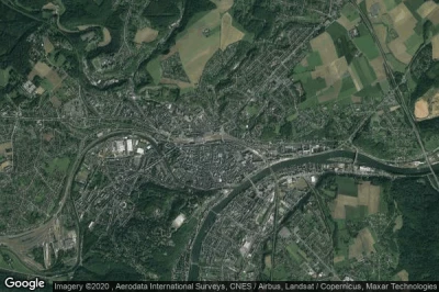 Vue aérienne de Namur