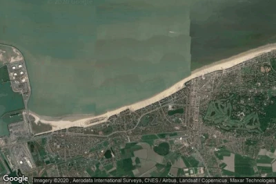 Vue aérienne de Knokke-Heist