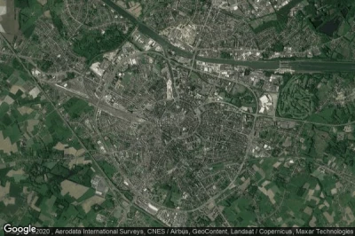 Vue aérienne de Hasselt