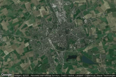 Vue aérienne de Diksmuidsepoort