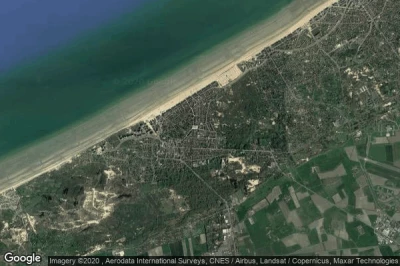 Vue aérienne de De Panne