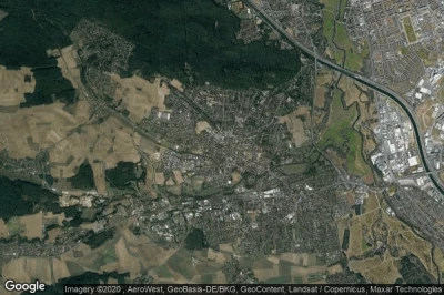 Vue aérienne de Zirndorf