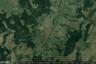 Vue aérienne de Wüstensachsen