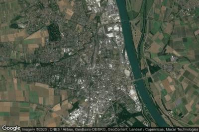 Vue aérienne de Worms