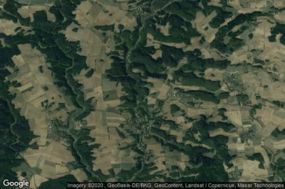 Vue aérienne de Wonsees