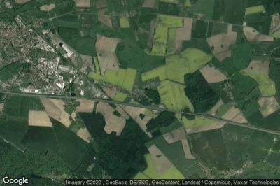 Vue aérienne de Wölzow