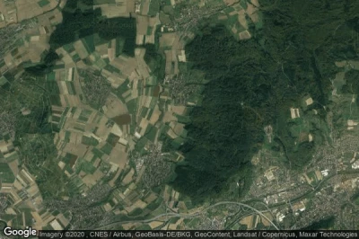 Vue aérienne de Wittlingen