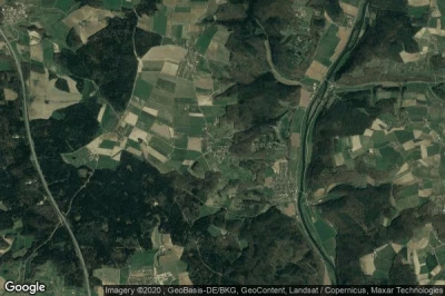 Vue aérienne de Wischenhofen