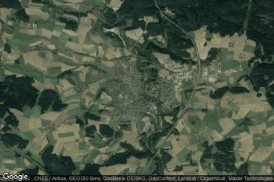 Vue aérienne de Windischeschenbach