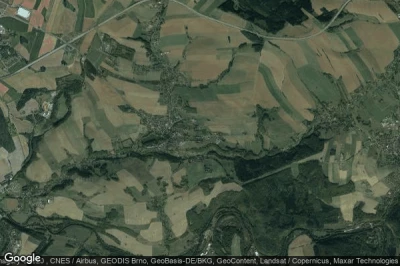 Vue aérienne de Wildenfels