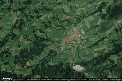 Vue aérienne de Wertach