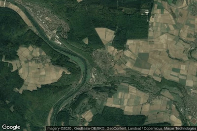 Vue aérienne de Wernfeld