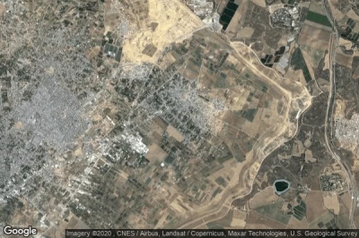 Vue aérienne de Bayt Hanun