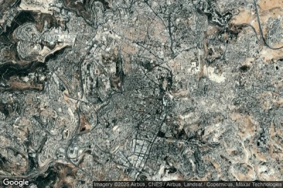 Vue aérienne de Jerusalem