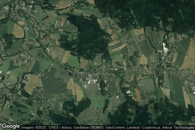 Vue aérienne de Weigsdorf