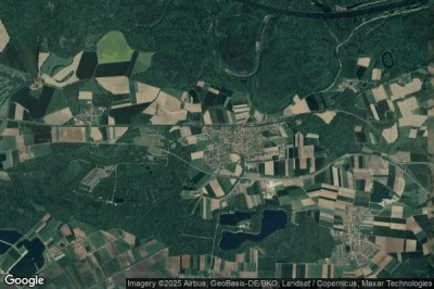 Vue aérienne de Weichering