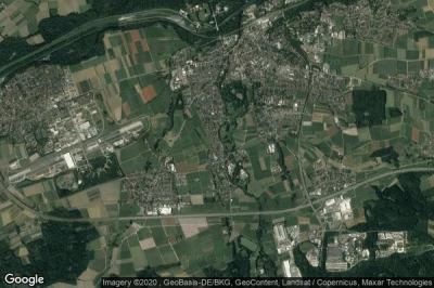 Vue aérienne de Wasserburg