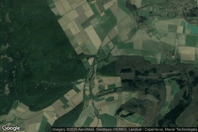 Vue aérienne de Wallmoden