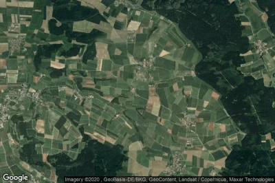 Vue aérienne de Wallerdorf